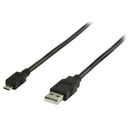 Nedis USB-zu-Micro-USB-Kabel 2.0 1,00 m Schwarz