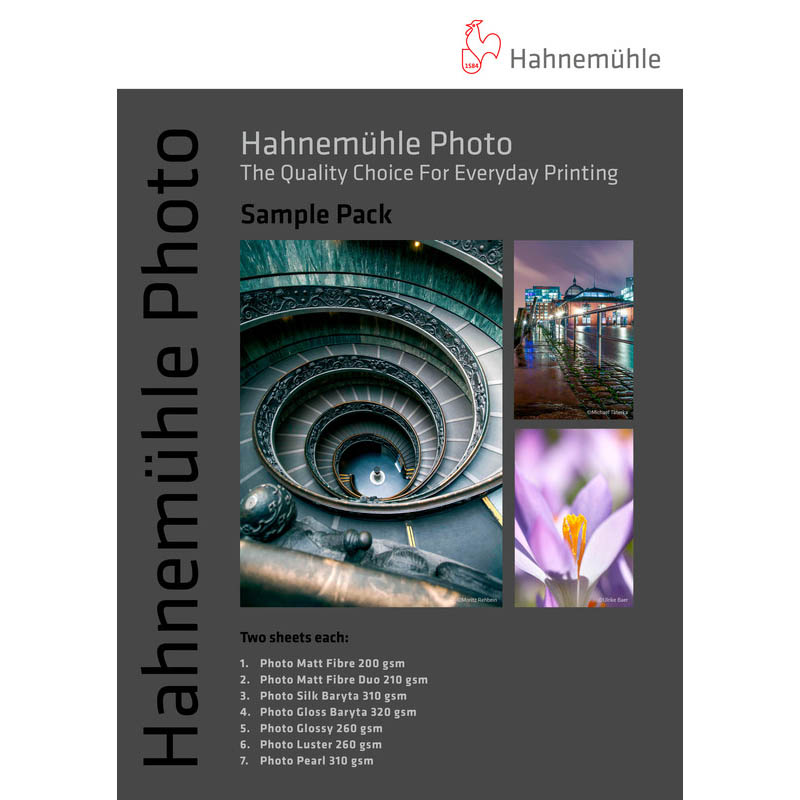 Hahnemühle Photo A4 Pack d'échantillons