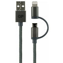 GP CB03 Lade- und Sync-Kabel, 2-in-1-Micro-USB + Blitzanschluss