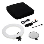 Caruba Round Vlogger 18 pouces ensemble LED PRO avec sac Blanc