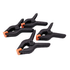 Caruba Background Clamp black/orange small (4pcs)