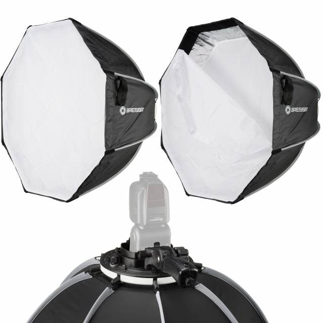 Bresser Super Quick Boîte à Lumière Octogonale Speedlite 90