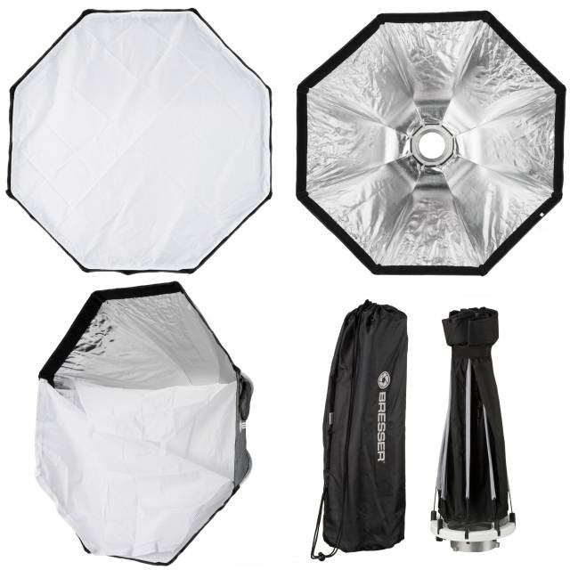Bresser Super Quick Boîte à Lumière Octogonale Speedlite 90
