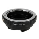 Fotodiox Adaptateur de monture d'objectif - Objectif SLR Contax/Yashica (CY) vers télémètre à monture Leica M (CY-LM)