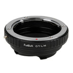 Fotodiox Adaptateur de monture d'objectif - Objectif SLR Contax/Yashica (CY) vers télémètre à monture Leica M (CY-LM)
