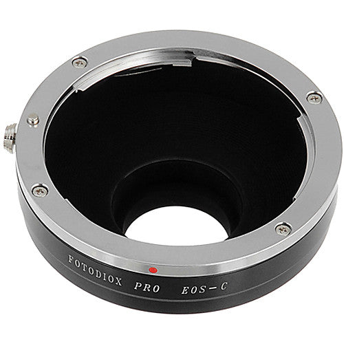 Fotodiox Pro Objektiv Mount Adapter Canon EOS (EF/EF-S) D/SLR-Objektiv auf C-Mount (1" Screw Mount) Cine & CCTV (EOS-C-Pro)