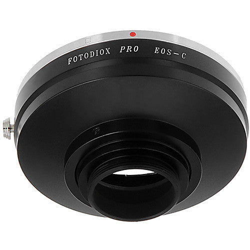 Fotodiox Pro Objektiv Mount Adapter Canon EOS (EF/EF-S) D/SLR-Objektiv auf C-Mount (1" Screw Mount) Cine & CCTV (EOS-C-Pro)