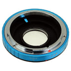 Fotodiox Pro Objektiv Mount Adapter - Canon FD & FL 35mm Spiegelreflexobjektiv auf Nikon F-Mount (mit integriertem Einstellrad für die Blendenöffnung) (FD-NikF-Pro)