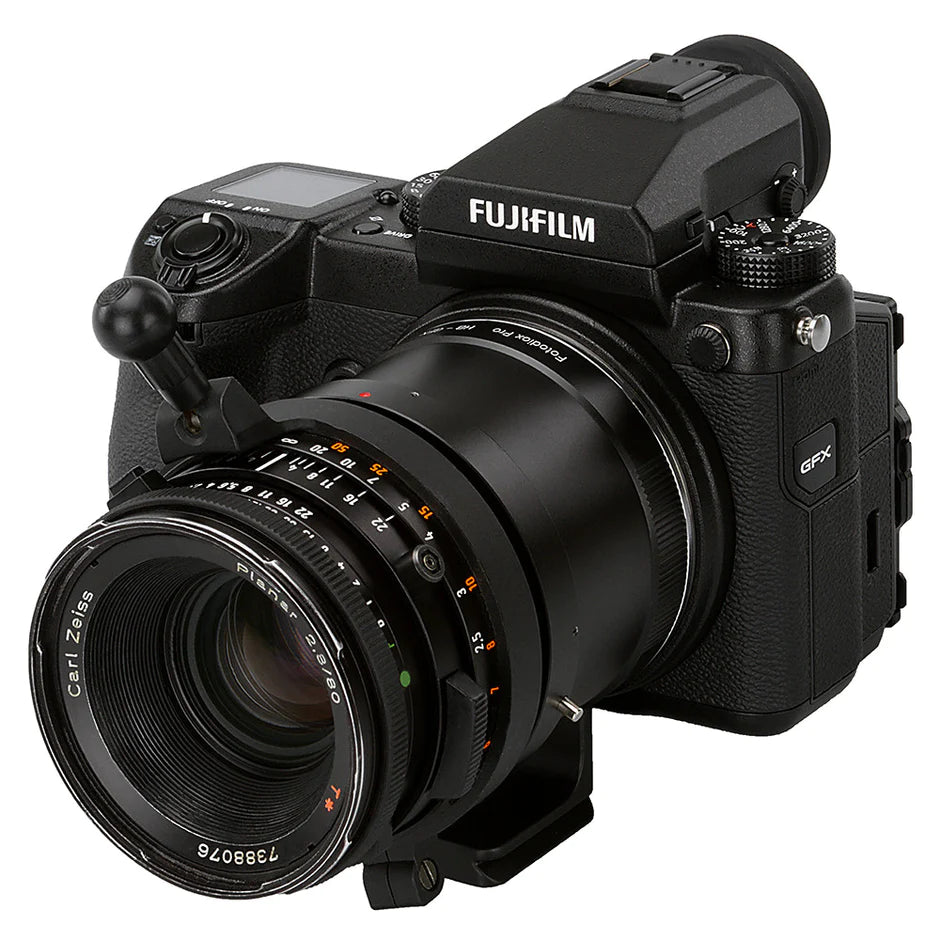 Fotodiox Pro Objektiv Mount Adapter, Hasselblad V-Mount SLR Objektiv auf Fujifilm G-Mount GFX Mirrorless (HBV-GFX-Pro)