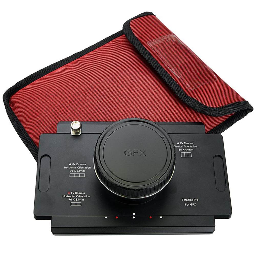 Fotodiox Pro Objectif Adaptateur de monture, Fujifilm G-Mount GFX Back vers Grand Format 4x5 View Appareils Photo avec Graflok Rear Standard (avec Shift / Stitch Adaptateur) (4x5-GFX-Pro)
