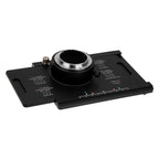 Fotodiox Pro Objectif Adaptateur de monture - Nikon Nikkor F Monture D/SLR vers Grand Format 4x5 View Appareils Photo avec a Graflok Rear Standard (avec Shift / Stitch Adaptateur) (NikF-4x5-Pro)