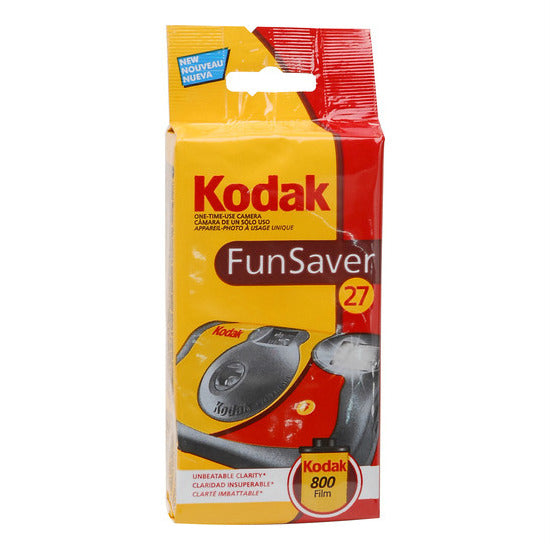 Kodak Fun Saver Blitzlichtkamera 27 ISO 800