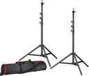 Bresser 2x BR-TP240 Pro Lampenständer 240cm + Tasche