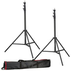 Bresser 2x BR-TP280 Pro Lampenständer 280cm + Tasche