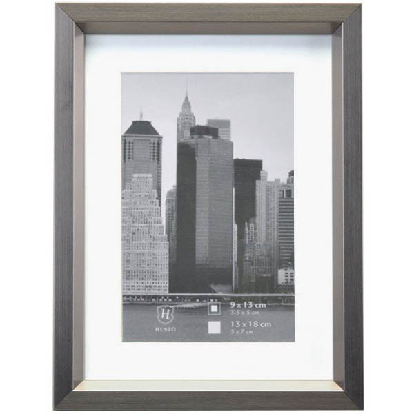 Henzo Metallica Cadre 13 X 18 Gris