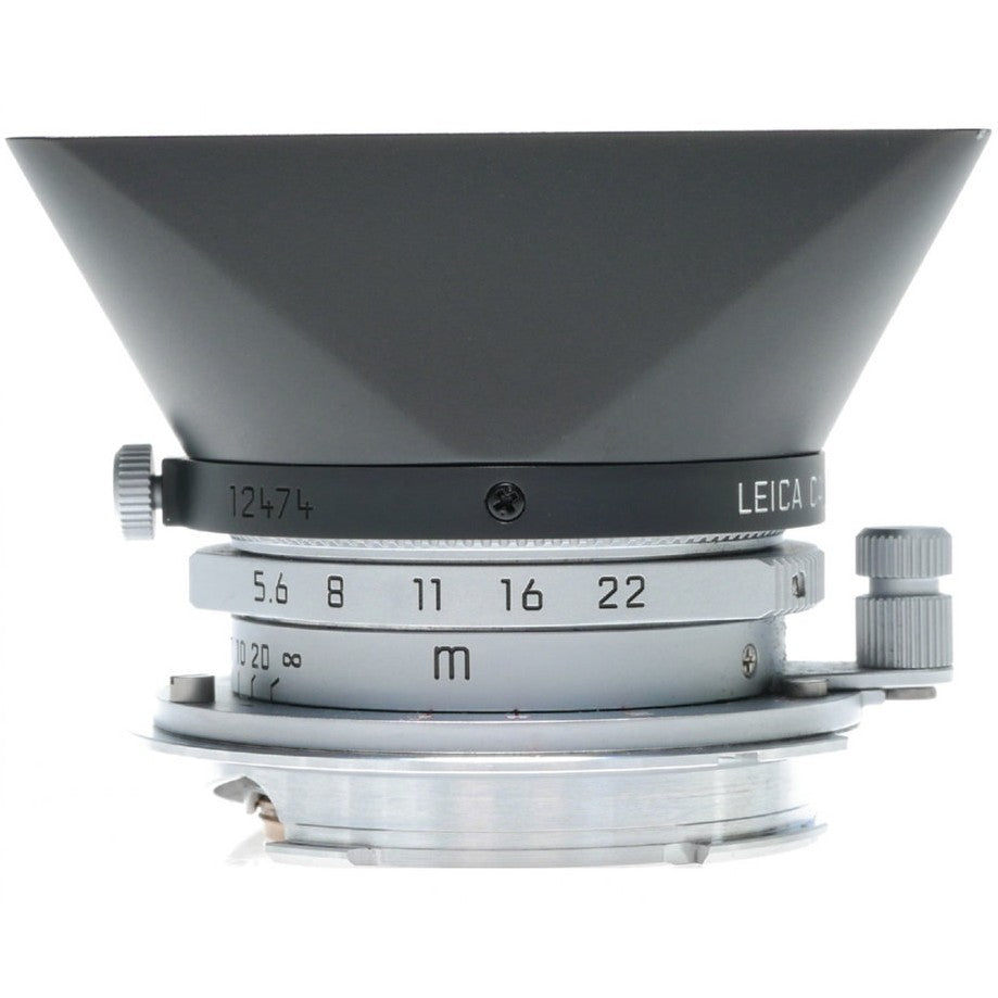 Leica 12474 Gegenlichtblende für M 28 f/5.6, brass, black chrome finish