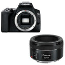 Canon EOS 250D schwarz + 50mm f/1.8 STM