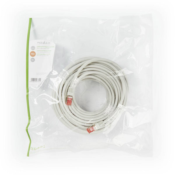 Nedis Cat6 S/FTP Netzwerkkabel RJ45 Stecker - RJ45 Stecker 0,5m grau