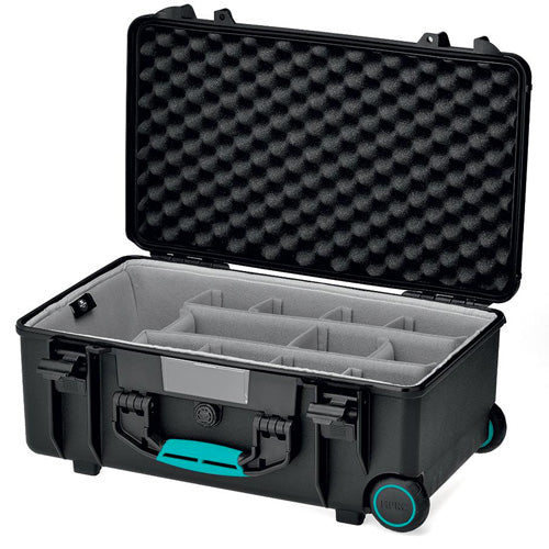 HPRC 2550W wheeled avec Second Skin noir/bleu bassano