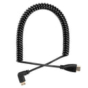 Caruba HDMI MiniHDMI Spiralkabel abgewinkelt