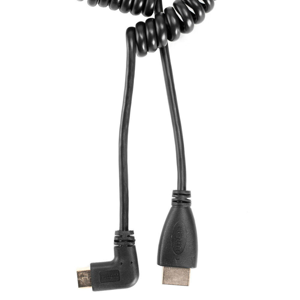 Caruba HDMI MiniHDMI Spiralkabel abgewinkelt