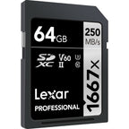 Lexar SDXC Professional 64 GB 1667x UHS-II
