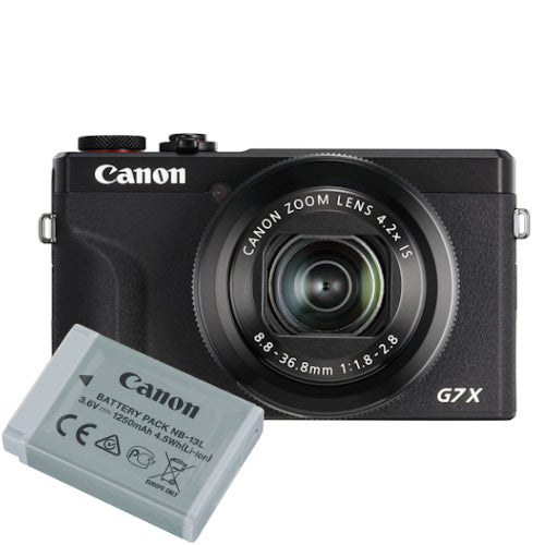 Canon Powershot G7X Mark III Battery Kit Black