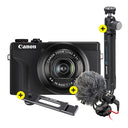 Canon Powershot G7X Mark III black Vlog Kit
