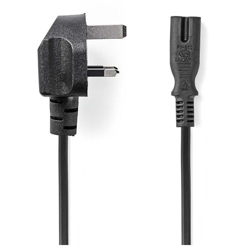 Nedis câble d'alimentation Royaume-Uni fiche 2,0 m noir