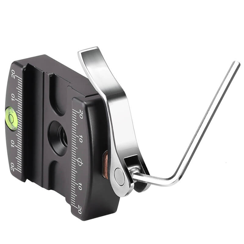 Leofoto LR-50 Quick Release Clamp + NP-50 Schnellwechselplatte