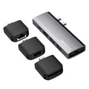 Caruba Multi-Functional 9-in-1 USB-C Hub Gris Sidéral