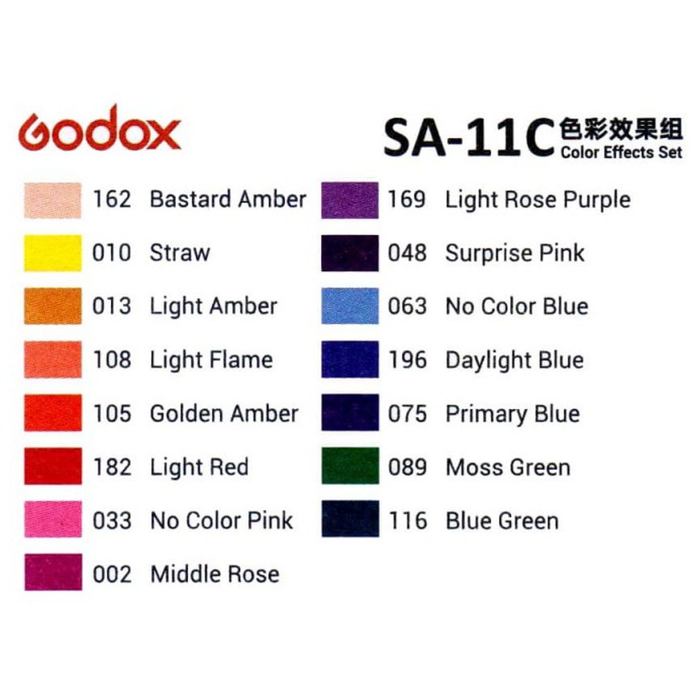 Godox Farbgele 15tlg