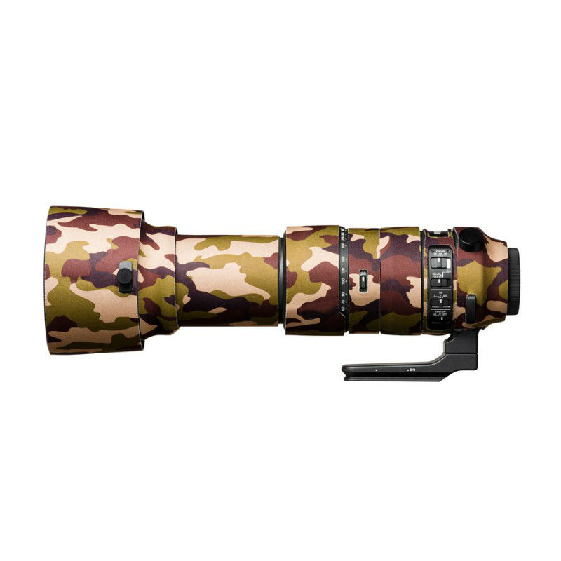 easyCover Objektiv Eiche für Sigma 60-600mm 1: 4,5-6,3 DG OS HSM S Braun Tarnung