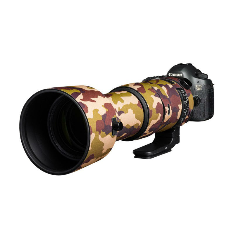 easyCover Objektiv Eiche für Sigma 60-600mm 1: 4,5-6,3 DG OS HSM S Braun Tarnung