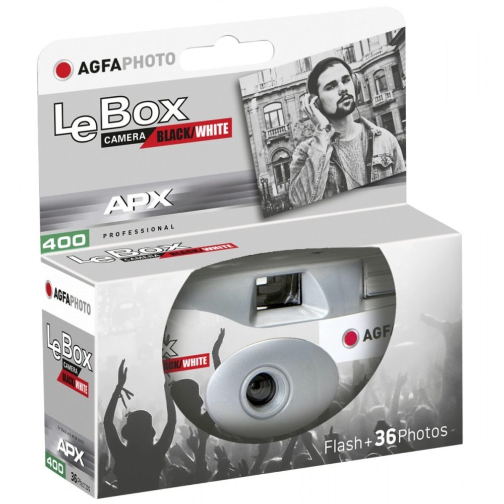AgfaPhoto LeBox schwarz-weiß Blitz 400