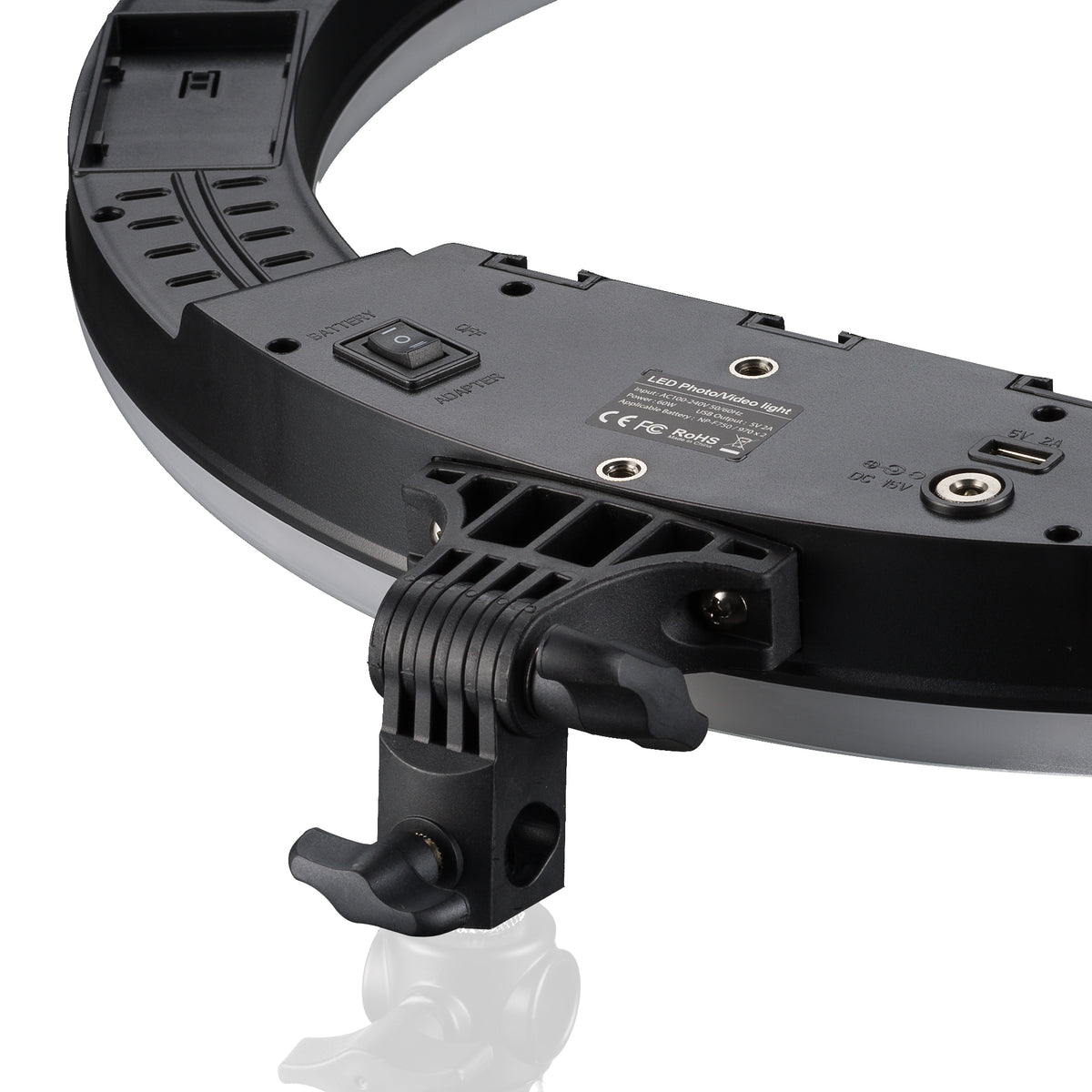 Bresser STR-48 SMD LED Ringlampe Bi-Color 48W