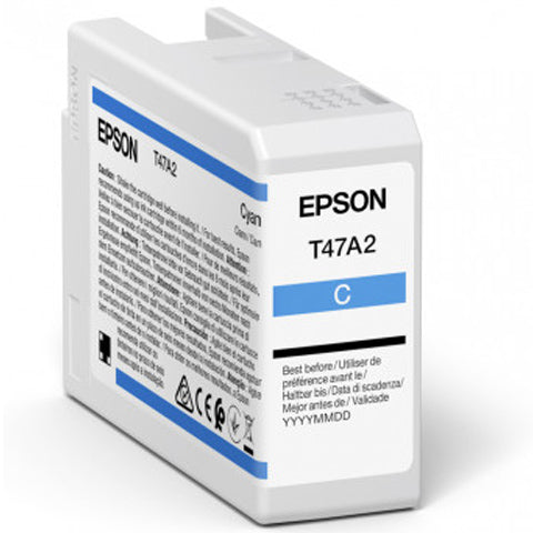 Epson Singlepack Cyan T47A2 UltraChrome Pro 10 Encre 50ml