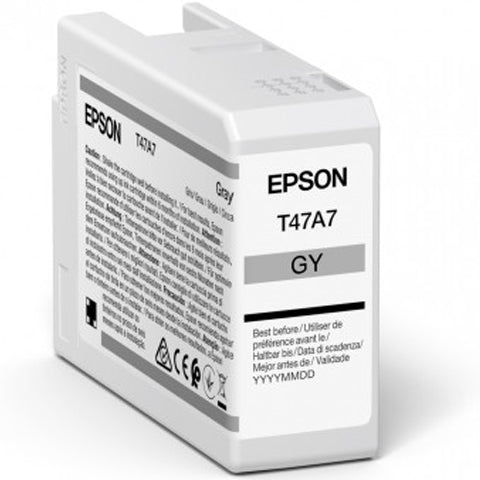Epson Singlepack Gray T47A7 UltraChrome Pro 10 ink 50ml