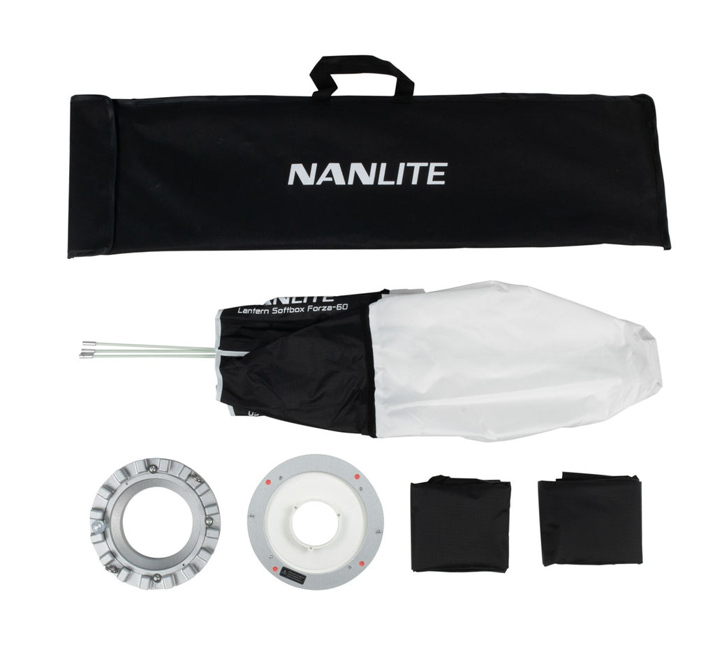 Nanlite Lantern Softbox FM-mount w/ Bowens Adapter (LT-FMM-60)