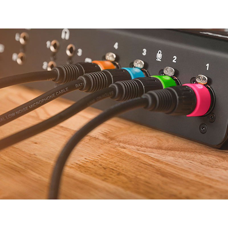 RØDE XLR-ID Lot de 8 Bagues de Couleur