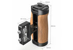 SmallRig 2913 Mini-Seitenhandgriff aus Holz (1/4"-20 Schrauben)