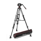 Manfrotto MVK504XTWINFA 504X Video head + aluminium Fast Twin Leg tripod kit