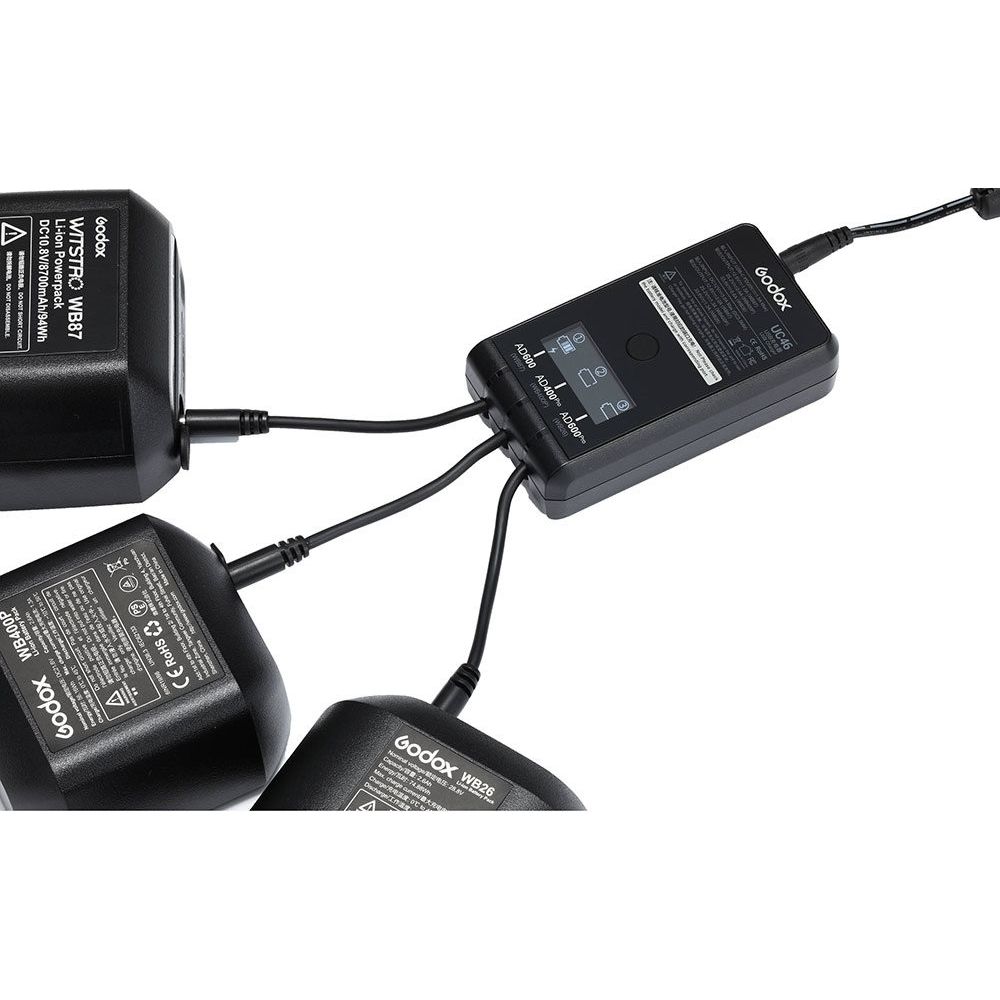 Godox Akkuladegerät AD600Pro, AD600B, AD400Pro