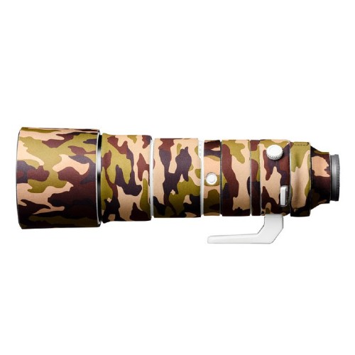 easyCover Objektiv Eiche für Sony FE 200-600 f/5.6-6.3 G OSS Brown Tarnung
