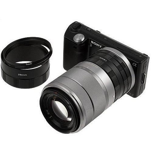 Fotodiox Makro-Verlängerungsrohrset für das Sony E-Mount (Macro-Tube-SnyE)
