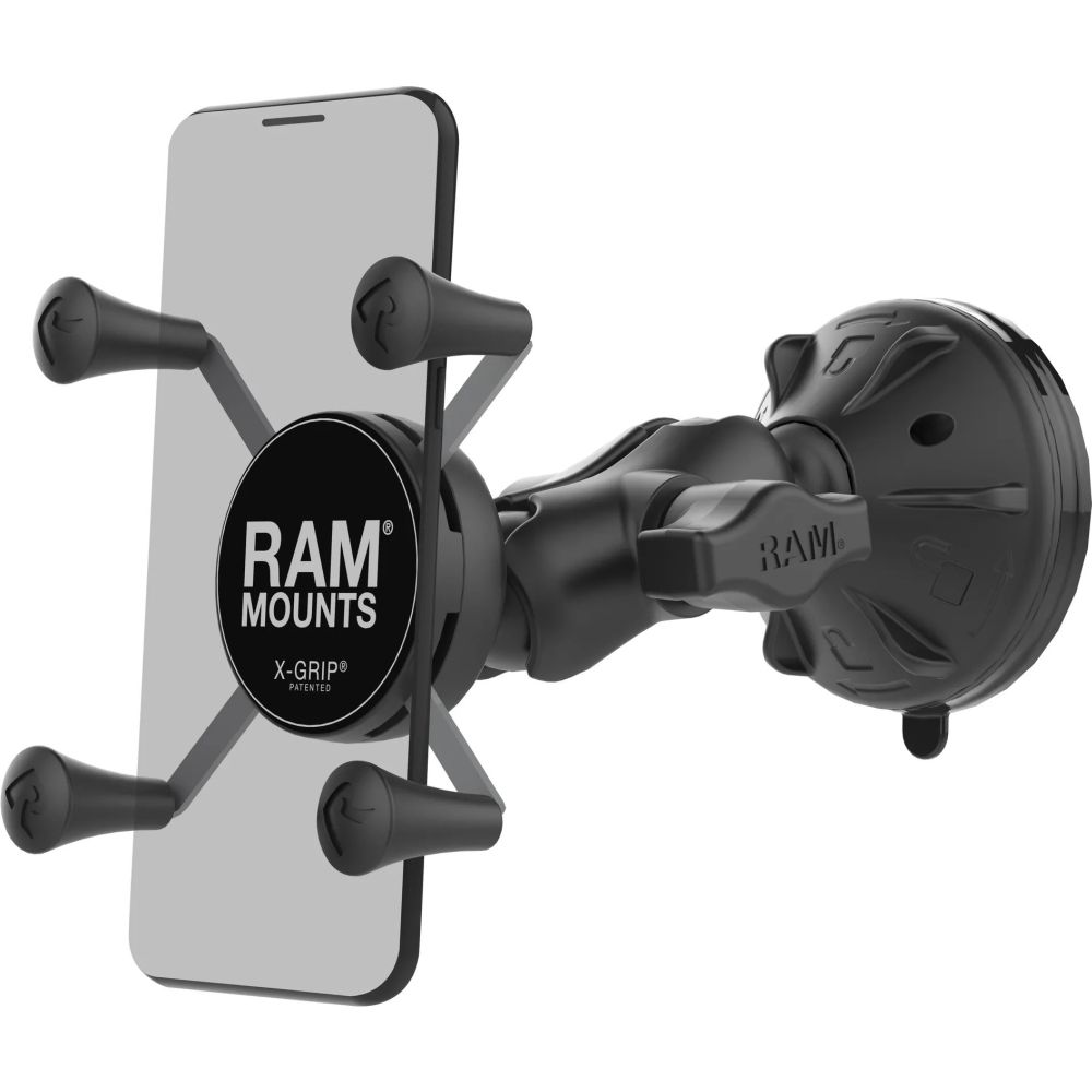 Ram Mounts Unpd W Short Arm Suction X-Grip