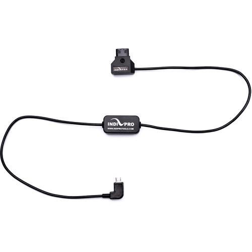 IndiPro D-Tap to Right-Angle 5 Volt Micro-USB Cable (24", Regulated)