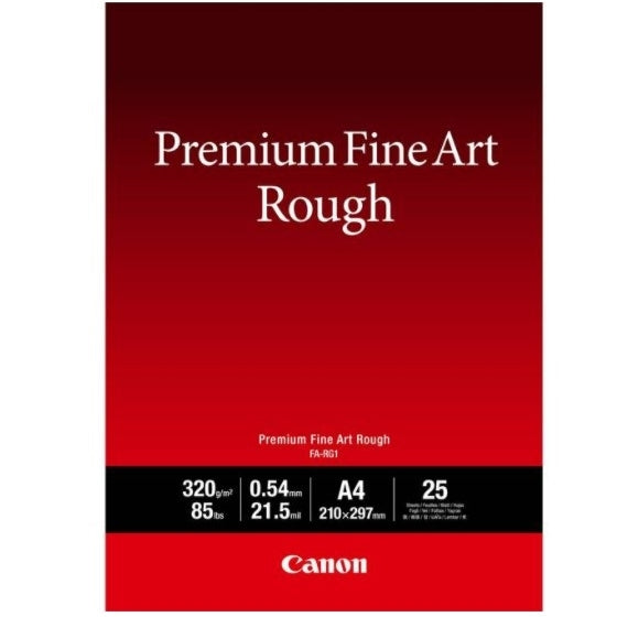 Canon FA-RG 1 Premium FineArt Rough A4 Paper 25 Blatt 320 g/m²