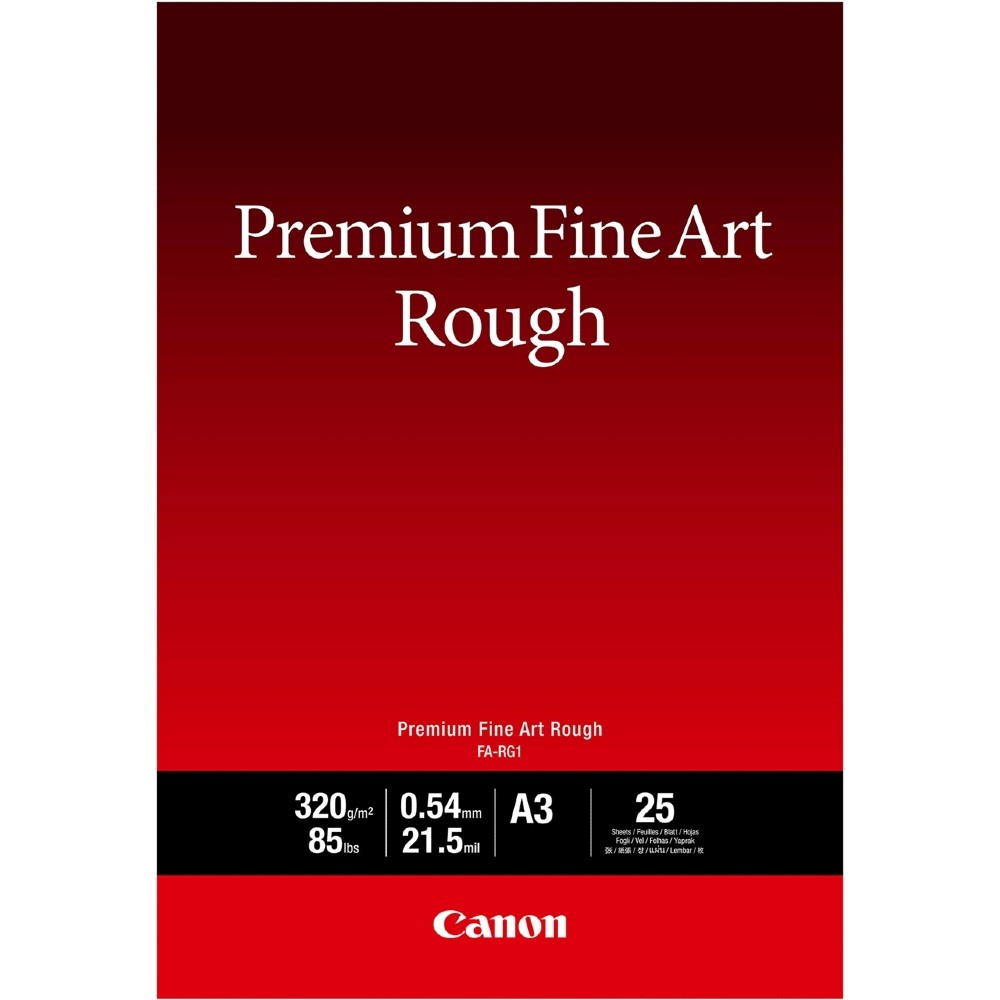 Canon FA-RG 1 Premium FineArt Rough A3 Paper 25 Blatt 320 g/m²