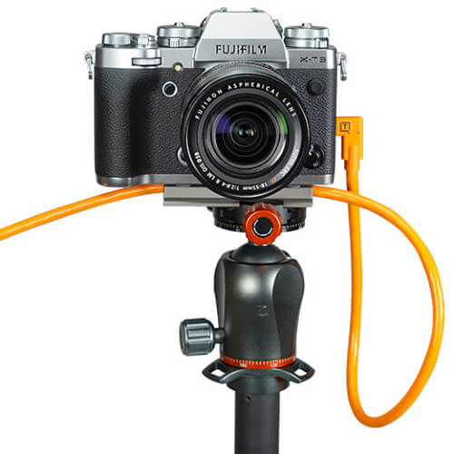 Tether Tools TetherPro USB-C vers USB-C à angle droit - orange